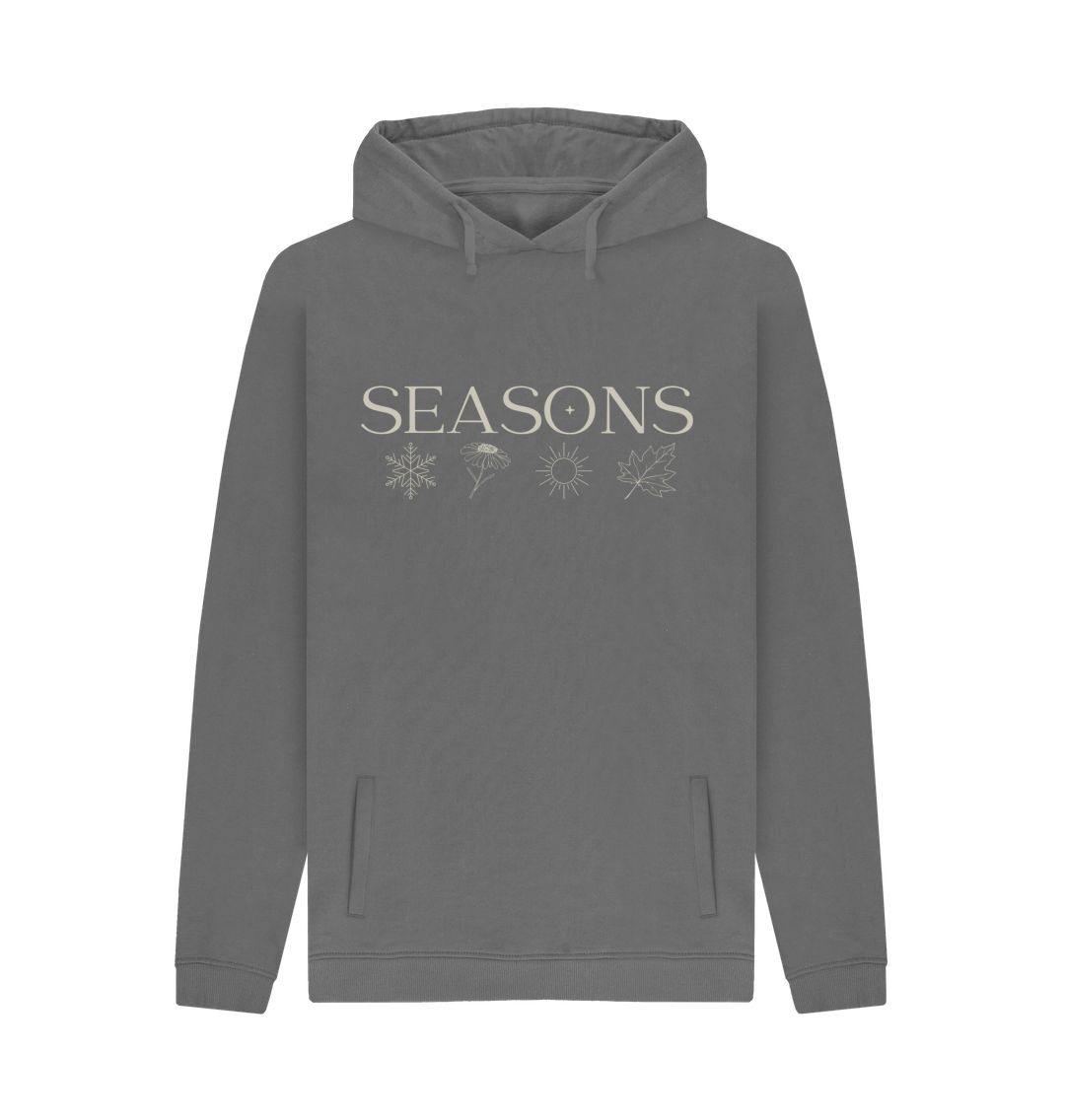 Slate Grey SEASONS Slate Grey Pull-over Hoodie