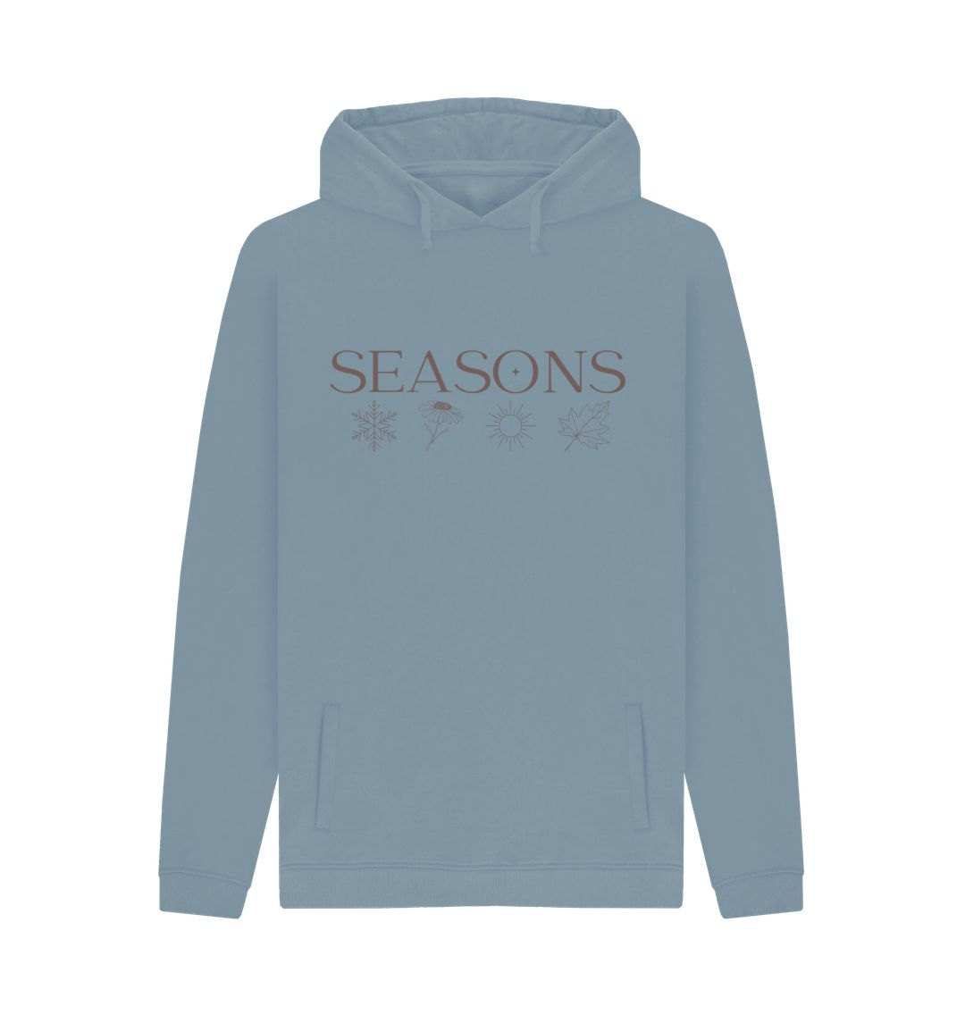 Stone Blue SEASONS Stone Blue Pull-over Hoodie