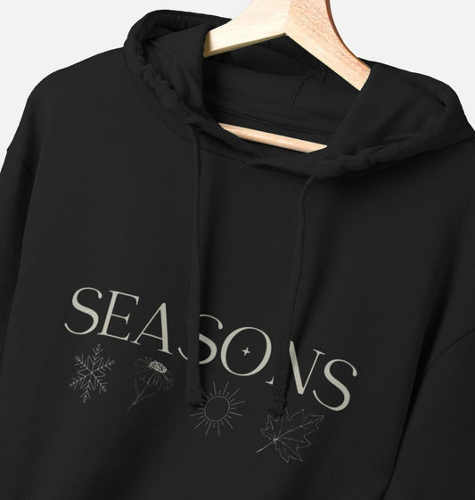 SEASONS Black Pull-over Hoodie