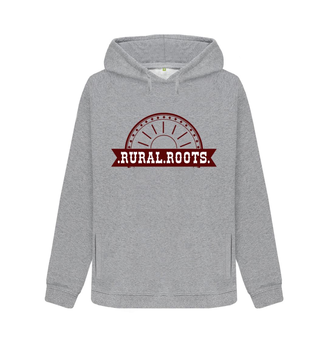 Light Heather Women's Rural Roots Logo Hoodie