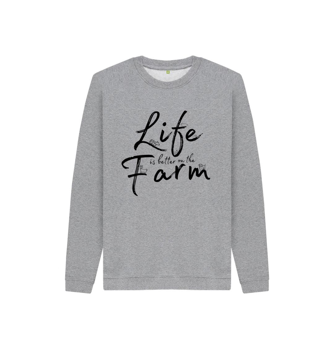 Athletic Grey Children's Crew Neck Jumper