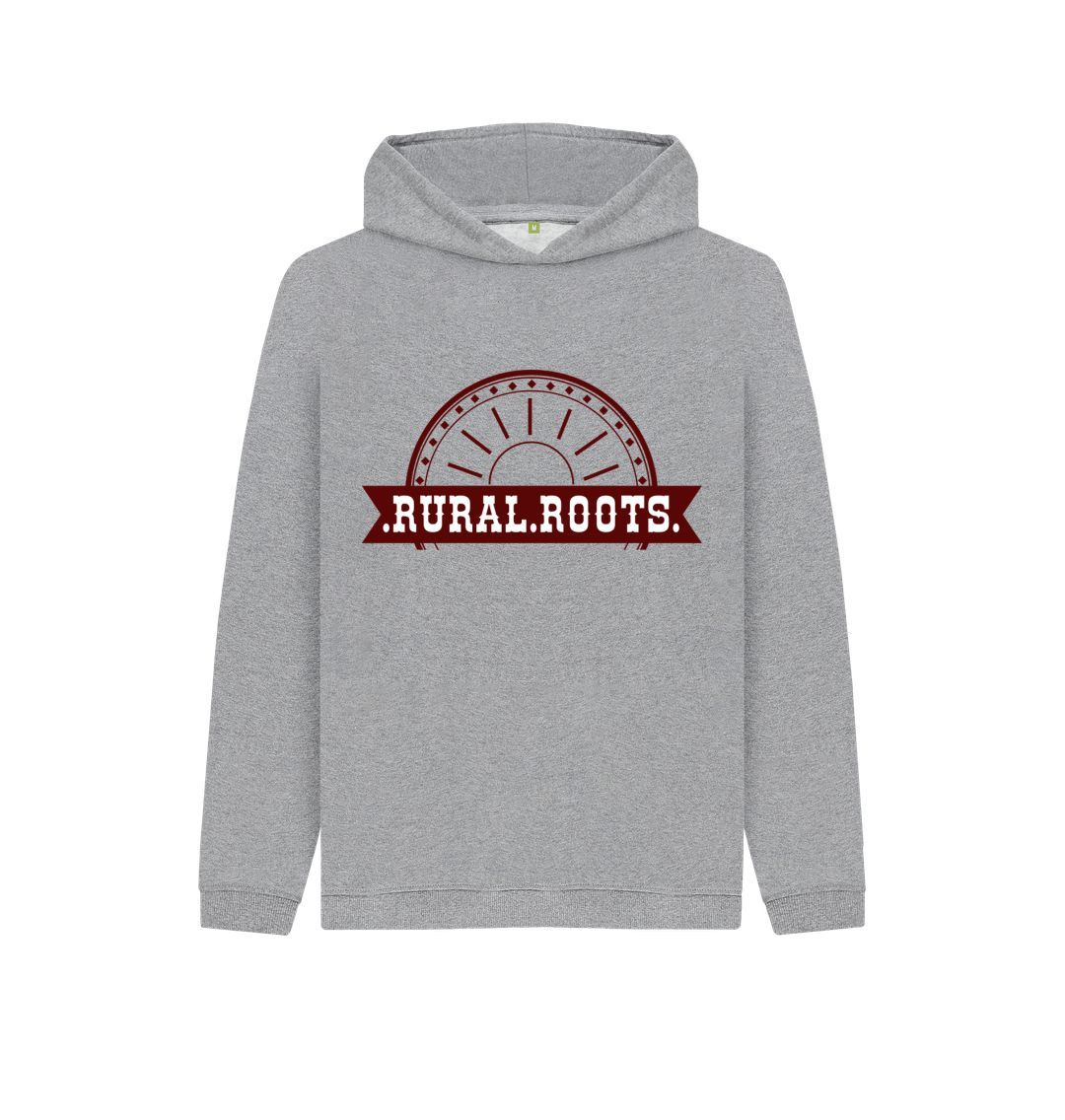 Athletic Grey Rural Roots Logo Hoodie