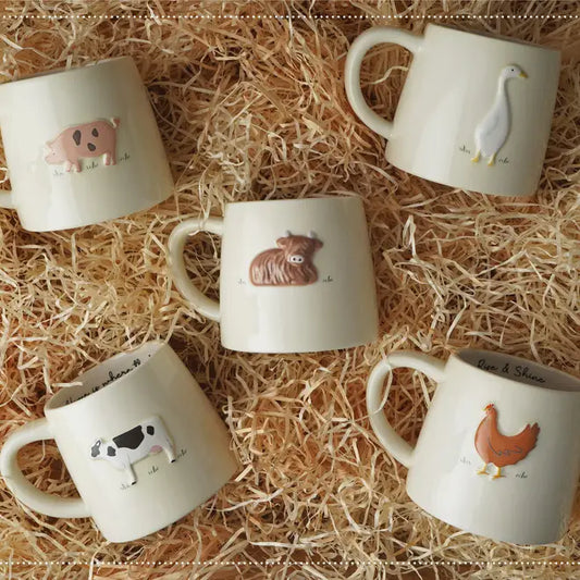 PRE-ORDER - Animal Mugs - Stoneware Mug in Gift Box