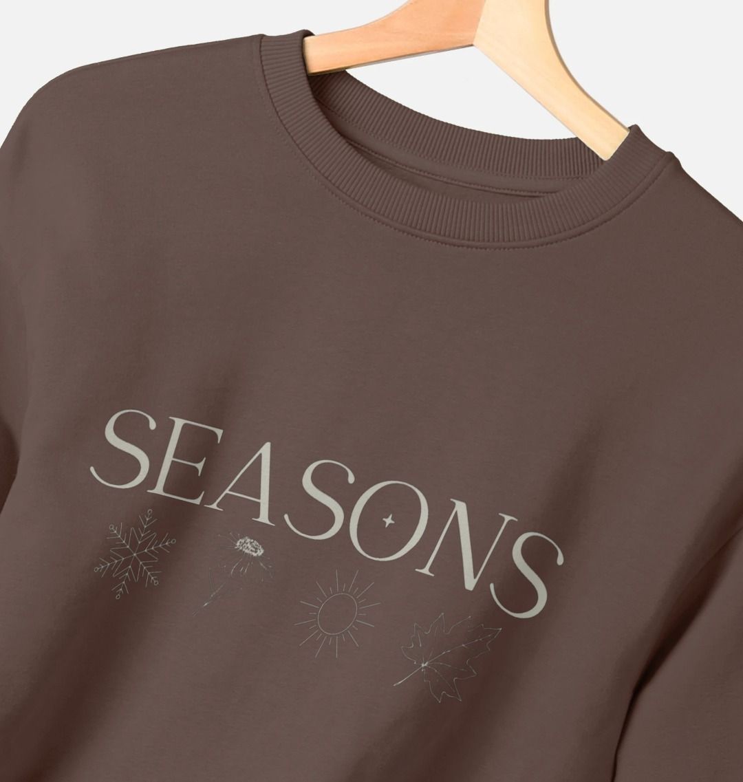 SEASONS Women's Oversized Crewneck Jumper