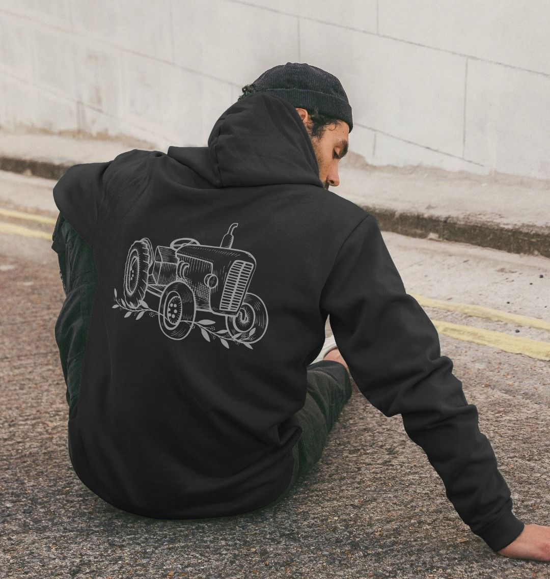 Mens Tractor Hoodie